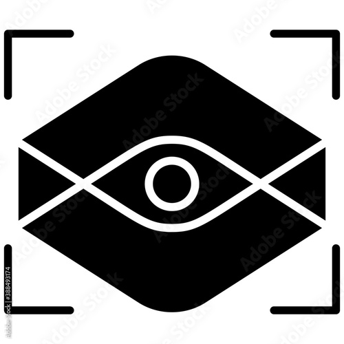 
A lense in a focus, conceptual smart lenses
