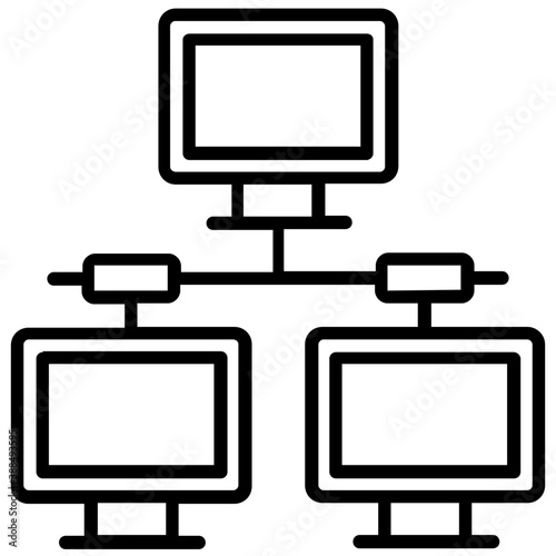 
Computer sharing via server network, client server 
