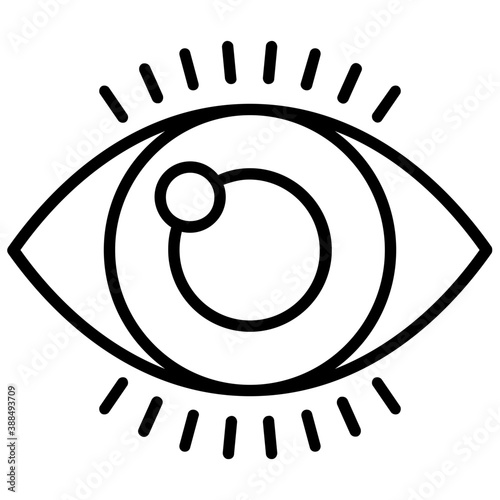 
A lense in a focus, conceptual smart lenses
