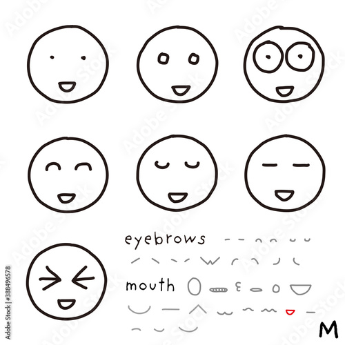hand-drawn facial expression icon_00_m