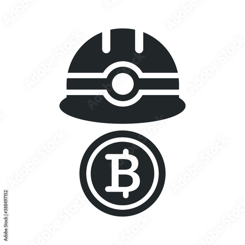 Bitcoin Mining Icon