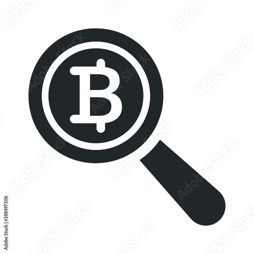 Bitcoin search icon