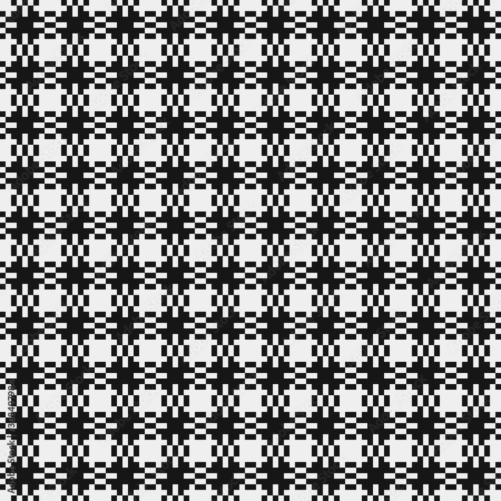 Abstract Cross Pattern Dots Logo generative computational art illustration