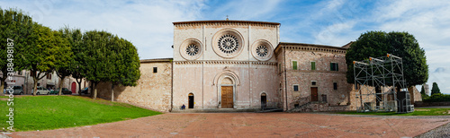 panorama of abbey san Pietro Assisi
