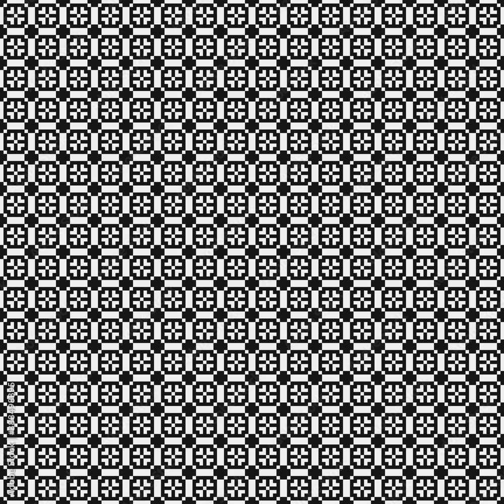 Abstract Cross Pattern Dots Logo generative computational art illustration