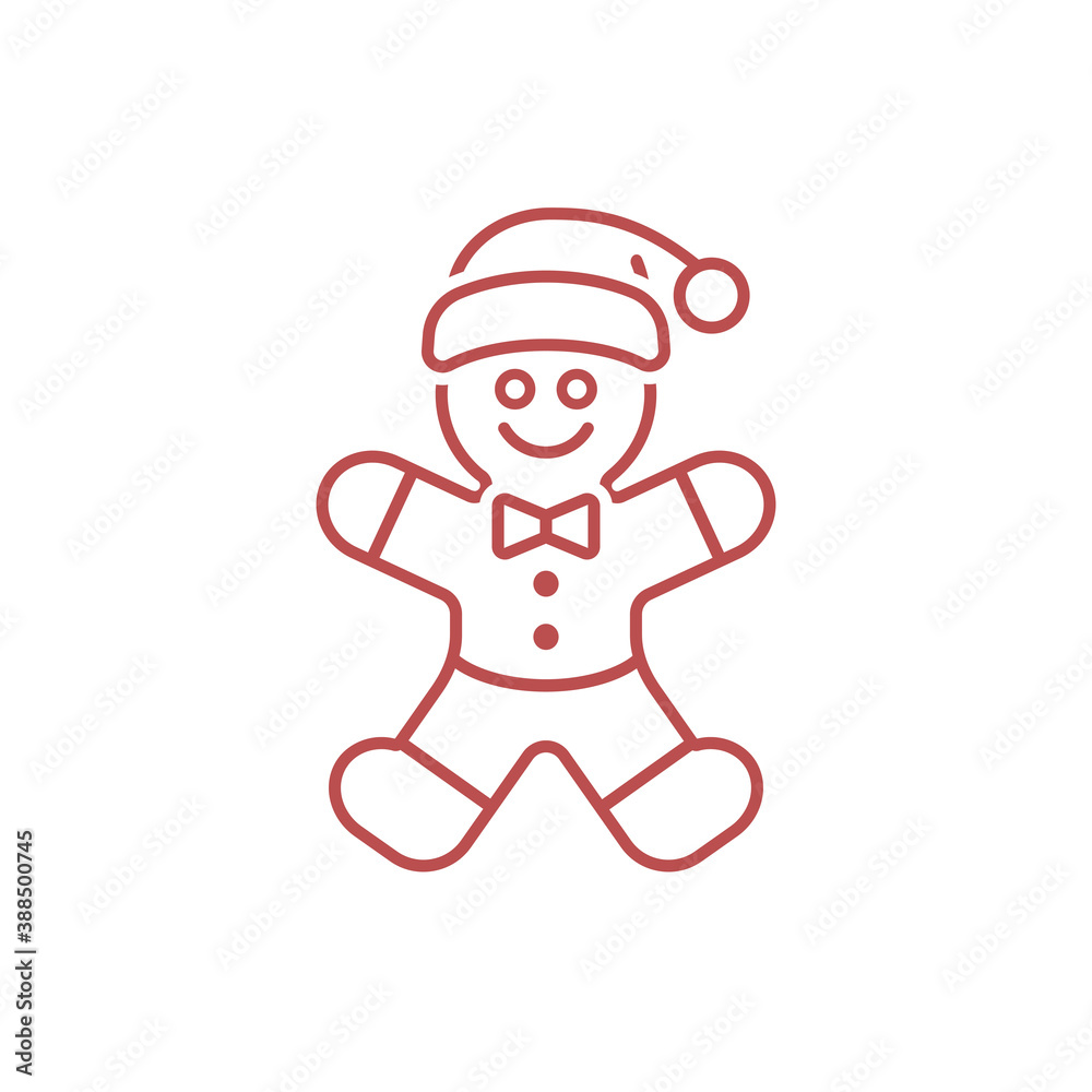Gingerbread Man Vector Illustration Icon
Gingerbread Man Vector Illustration Icon