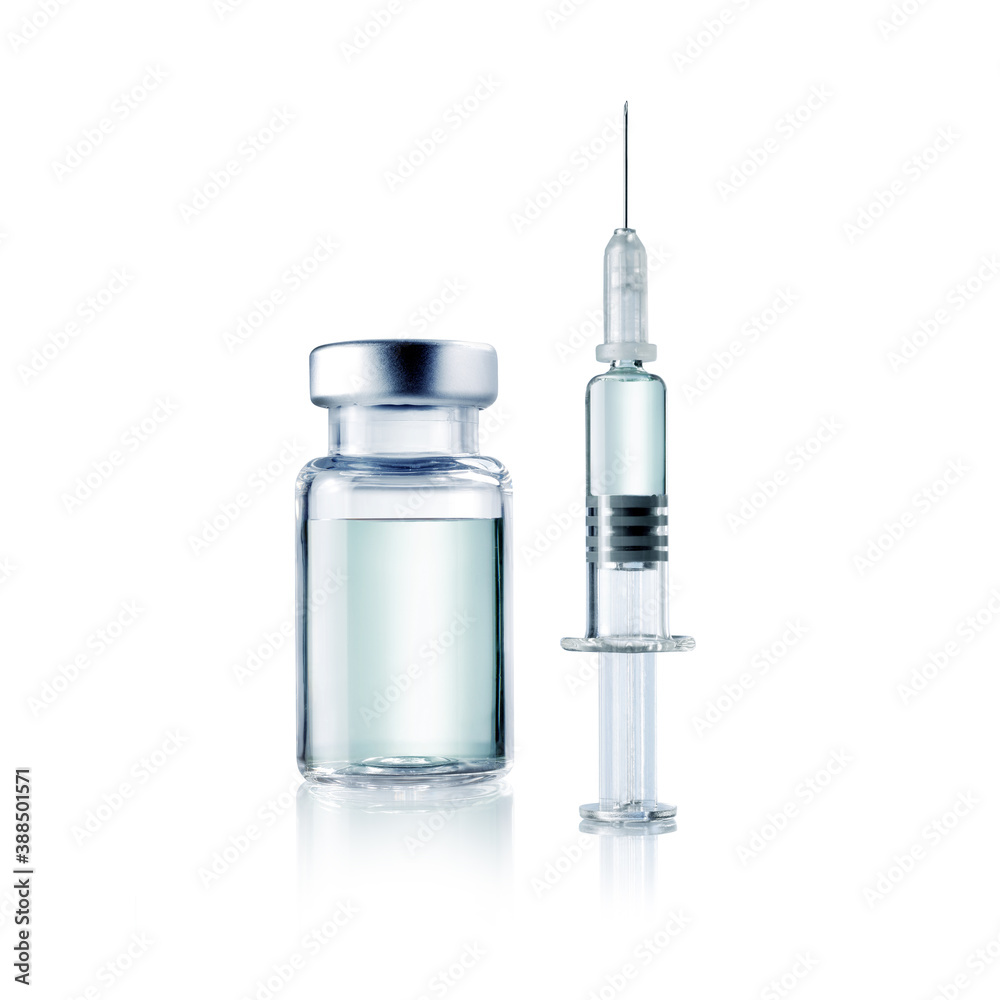 Vacczine und Spritze Vacczine und Spritze