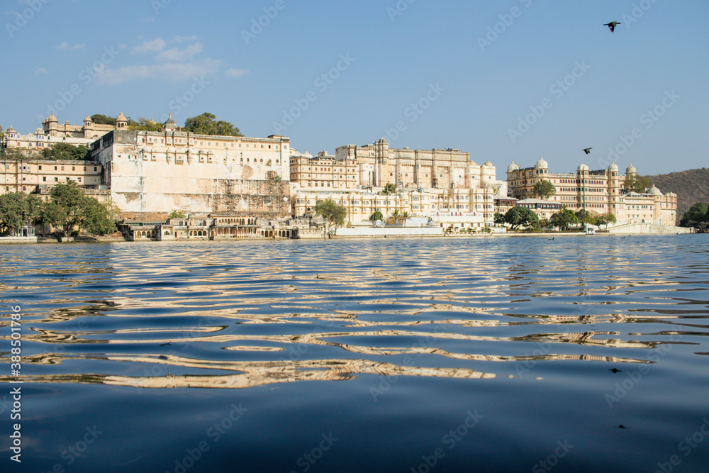 City palace, Udaipur, on a sunny day City palace, Udaipur, on a sunny day