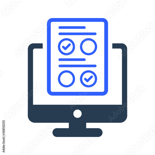 Online test icon