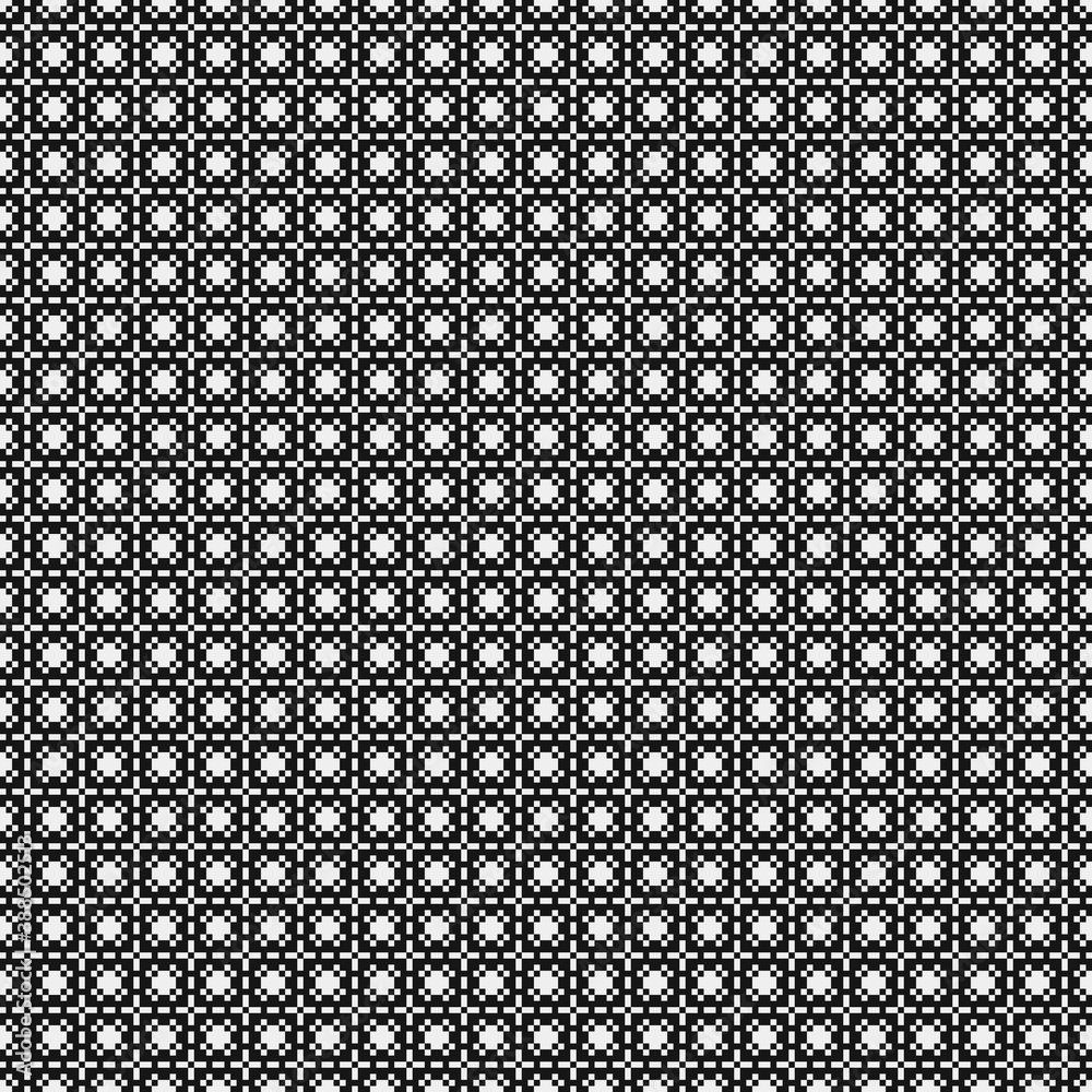 Abstract Cross Pattern Dots Logo generative computational art illustration
