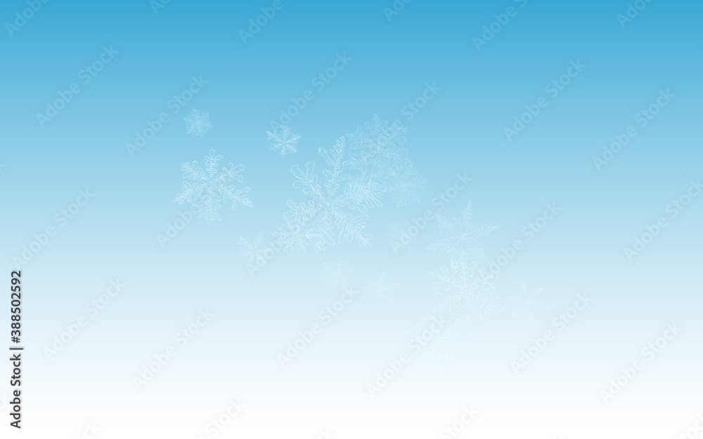 Silver Snowflake Vector Blue Background. Abstract Silver Snowflake Vector Blue Background. Abstract