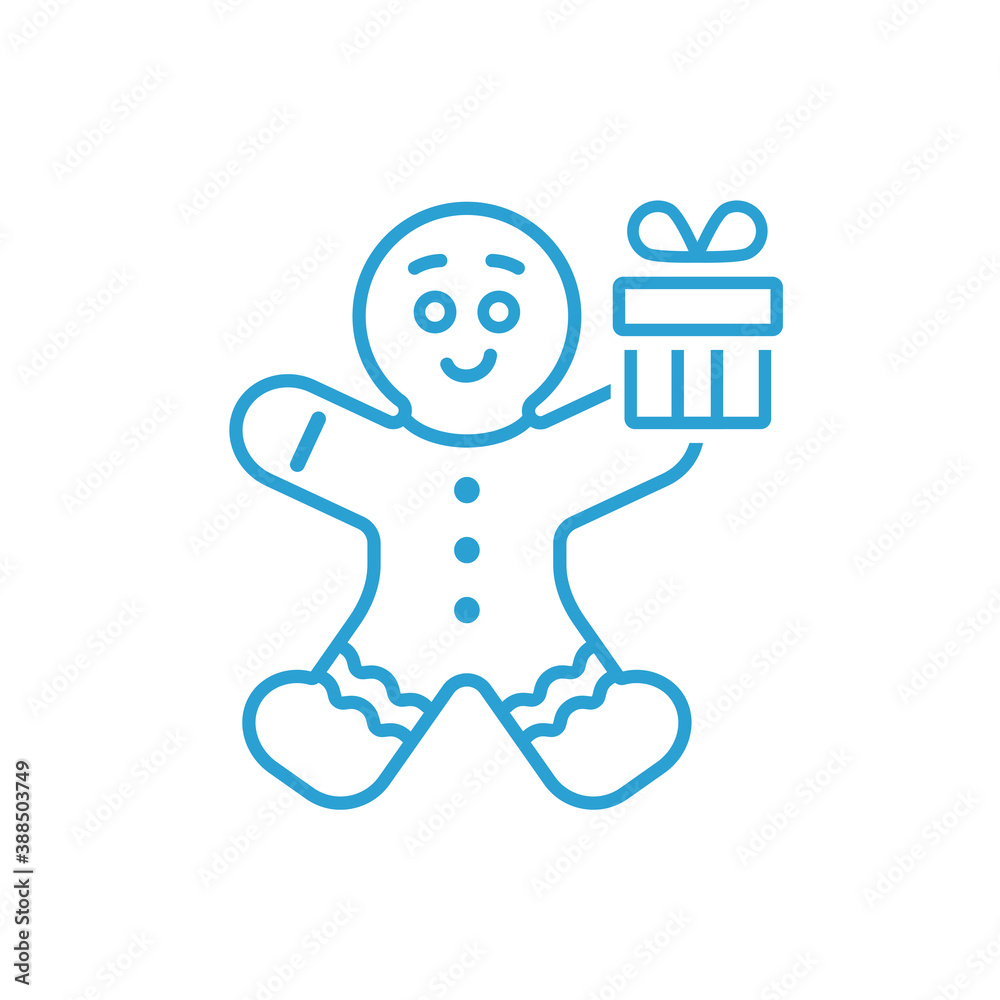 Gingerbread Man Vector Illustration Icon
Gingerbread Man Vector Illustration Icon