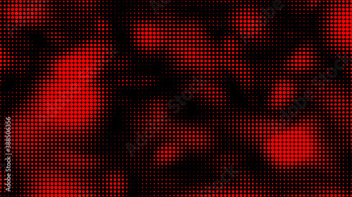 Colored dot array background isolated. Sea wave camouflage from stains. Abstract vector layer for presentation.
