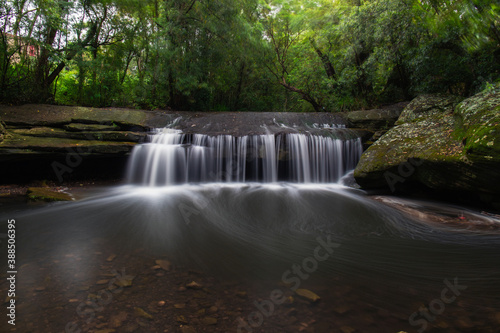 Terry s Creek waterfall after rain  Sydney  Australia.
