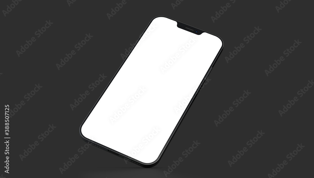 digital smartphone device mobile phone 3d isolated