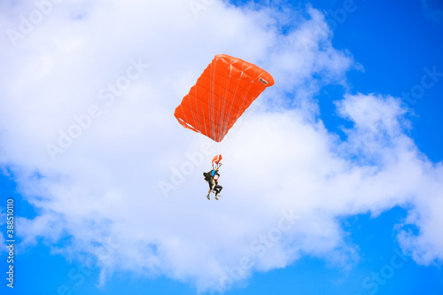 Skydiving on the North Shore, Oahu, Hawaii