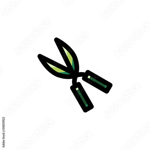 Scissor, Grass Cutter Gardening Icon
