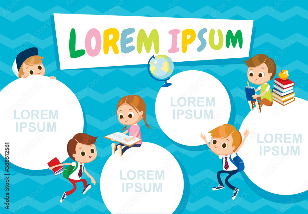 School time table template with male and female classmates pupils characters on background. Children boys girls fooling around, having fun in fine good mood, play around, studying. Childhood, friends. School time table template with male and female classmates pupils characters on background. Children boys girls fooling around, having fun in fine good mood, play around, studying. Childhood, friends.