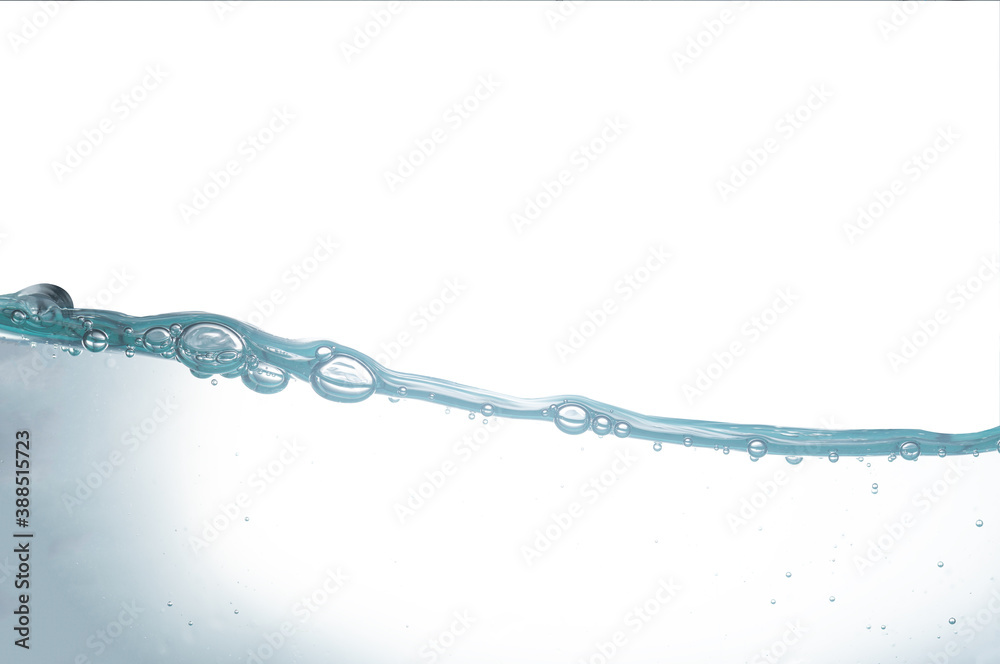 water splash isolated on white background water splash isolated on white background