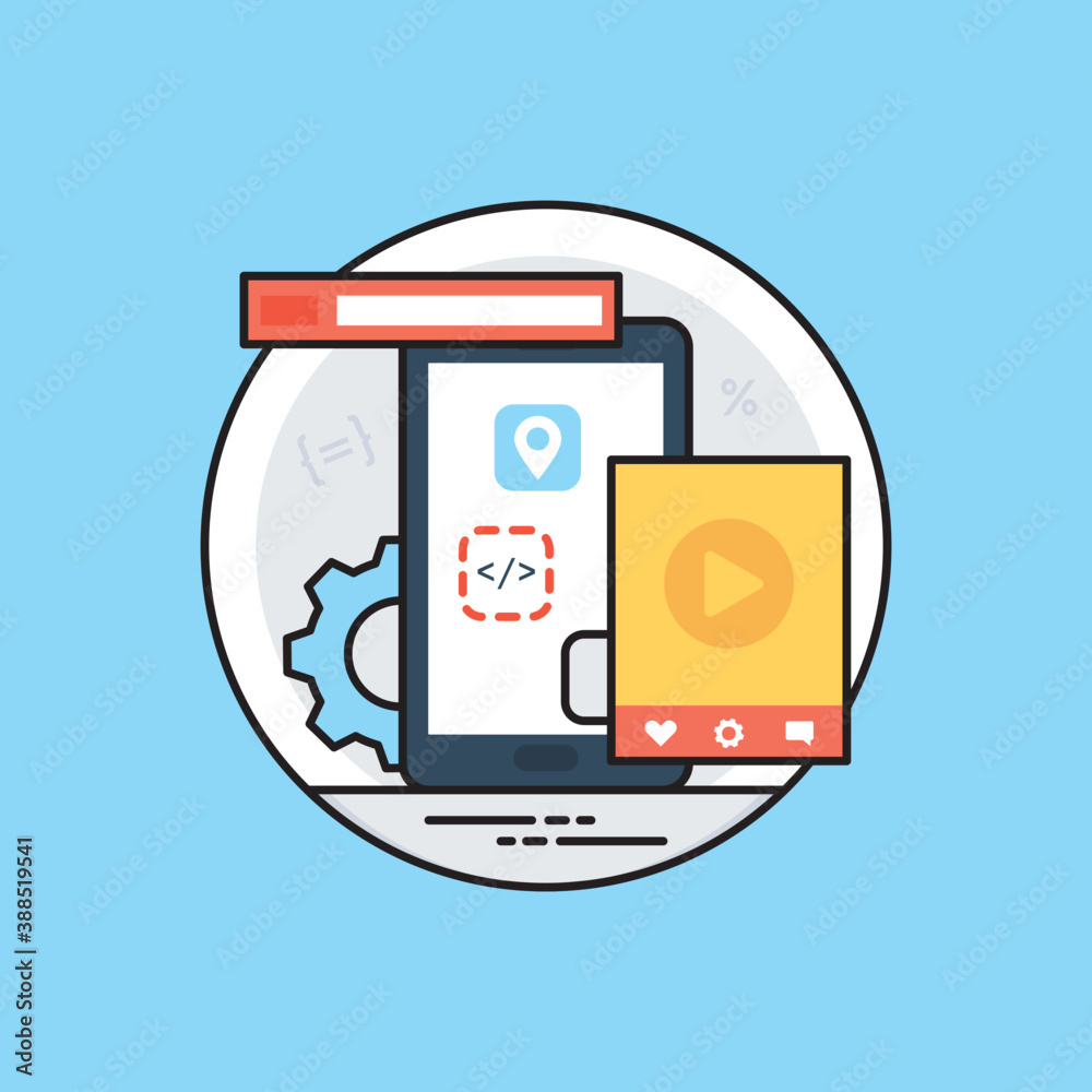 Searching lens, gear, and cloud in an icon depicting search engine optimization
Searching lens, gear, and cloud in an icon depicting search engine optimization