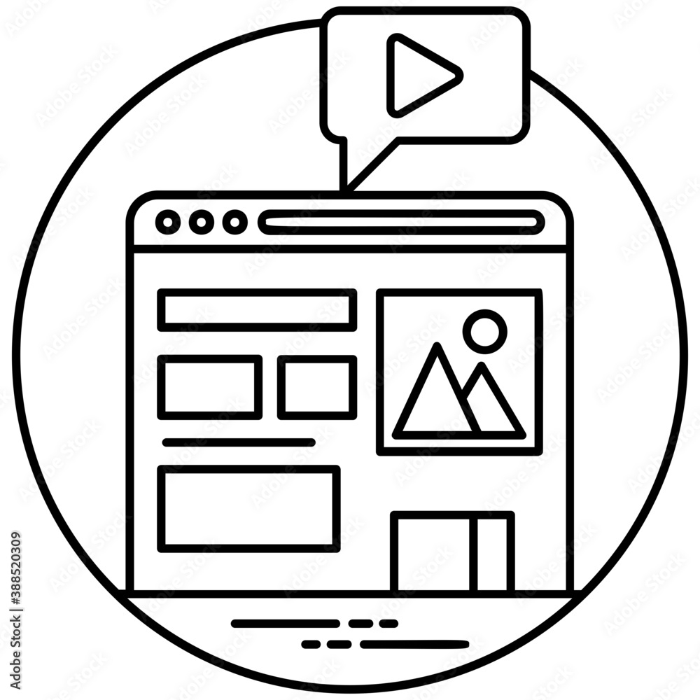 A graphically designed page on computer screen A graphically designed page on computer screen
