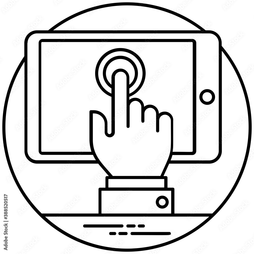 Human hand touching on lcd depicting touch screen concept
Human hand touching on lcd depicting touch screen concept