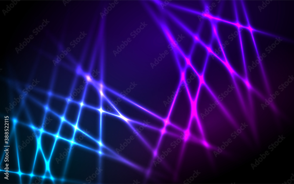 Fototapeta premium Dynamic modern lights effects background design