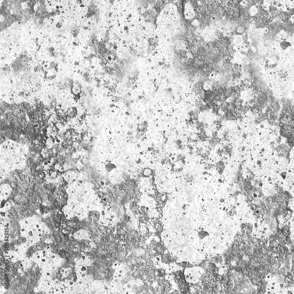 Fototapeta premium 8K coral ground roughness texture, height map or specular for Imperfection map for 3d materials, Black and white texture