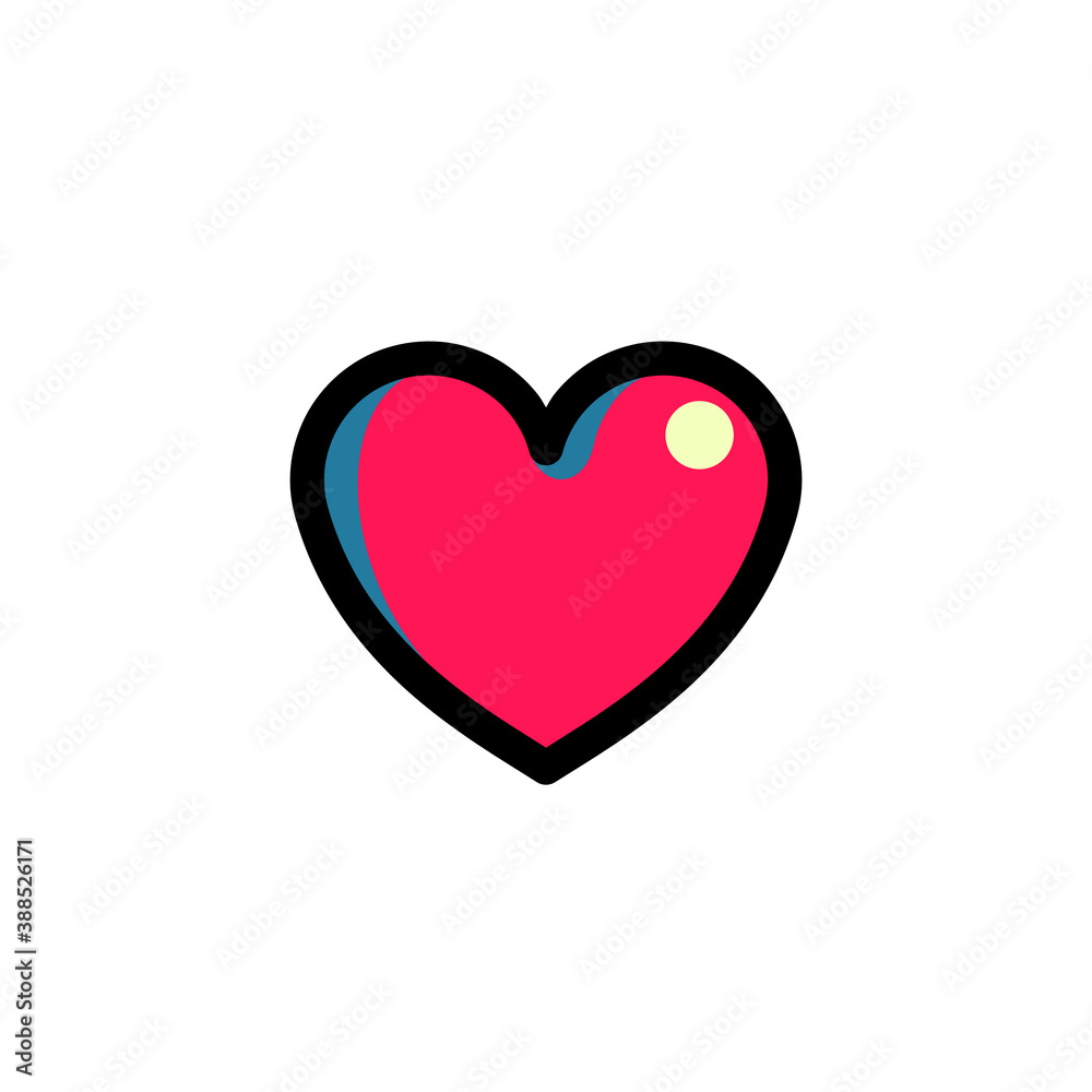 Heart, Health & Condition Medical Icon Logo
