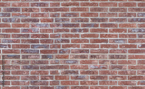 perfect seamless red brick wall pattern texture for backgrounds concept