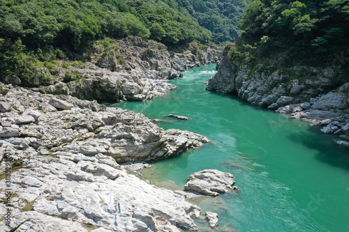 徳島県三好市 小歩危峡の風景