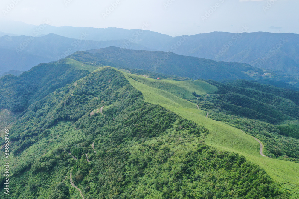 Obraz premium 愛媛県四国中央市 塩塚高原の風景