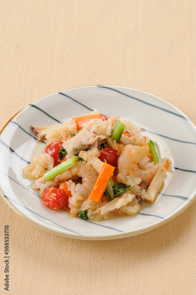野菜のおろし炒め 野菜のおろし炒め