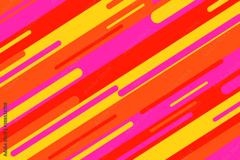 Abstract colorful painted clear brush strokes background. Diagonal striped pastel colors decorative illustration, geometric modern trendy design for banner, placards or cover advertising materials