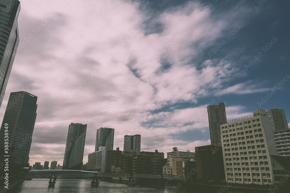 Fototapeta premium 東京の高層マンション群のイメージ