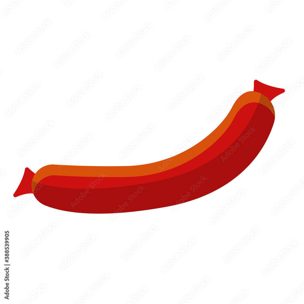 illustration of hotdog. Minimalist design. illustration of hotdog. Minimalist design.