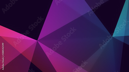 Colourful geometric background with abstract dynamic polygonal shapes