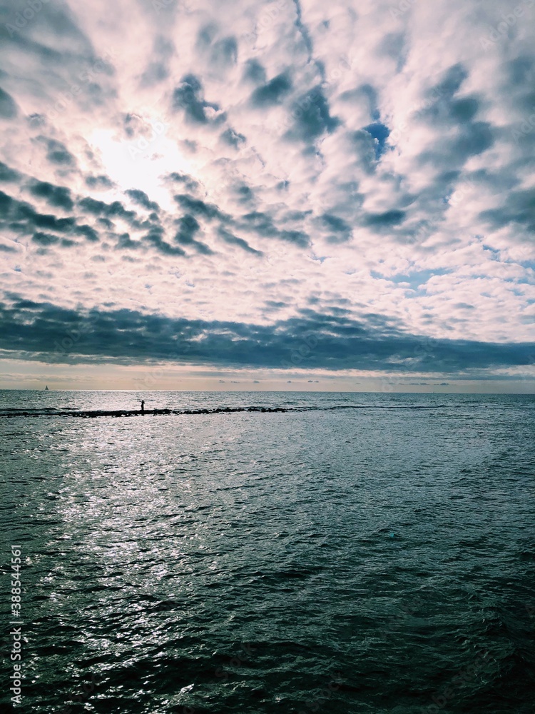 Fototapeta premium Mare di Ostia (Roma)