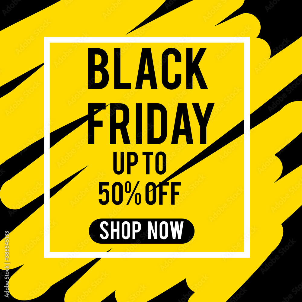 Fototapeta premium black friday sales banner background.banner design template