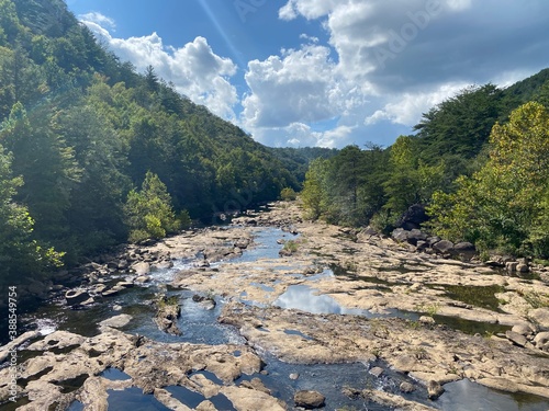 Rocco river in the Smokey mountains