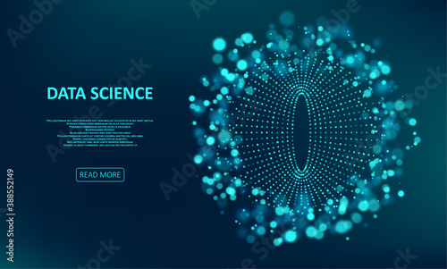 Abstract data transmission visualization