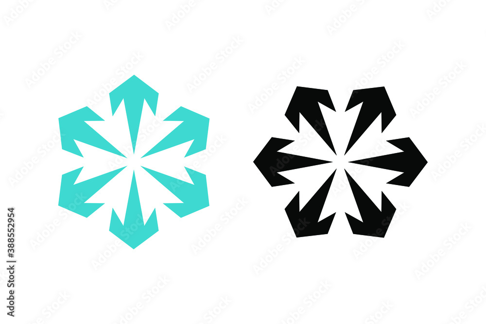 Snowflakes concept with light blue color and black, geometric christmas ornaments. Very suitable in various business purposes, also for icon, symbol and many more. Snowflakes concept with light blue color and black, geometric christmas ornaments. Very suitable in various business purposes, also for icon, symbol and many more.
