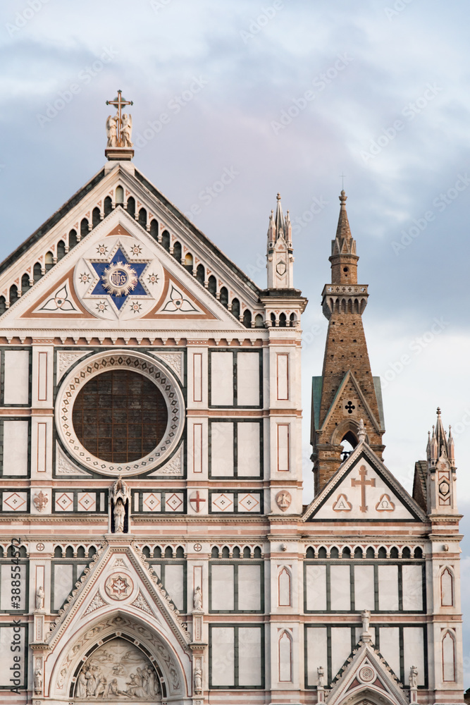 Cathedral and tower in Florence