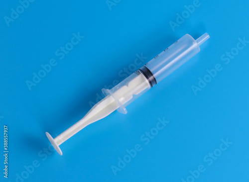 plastic empty syringe