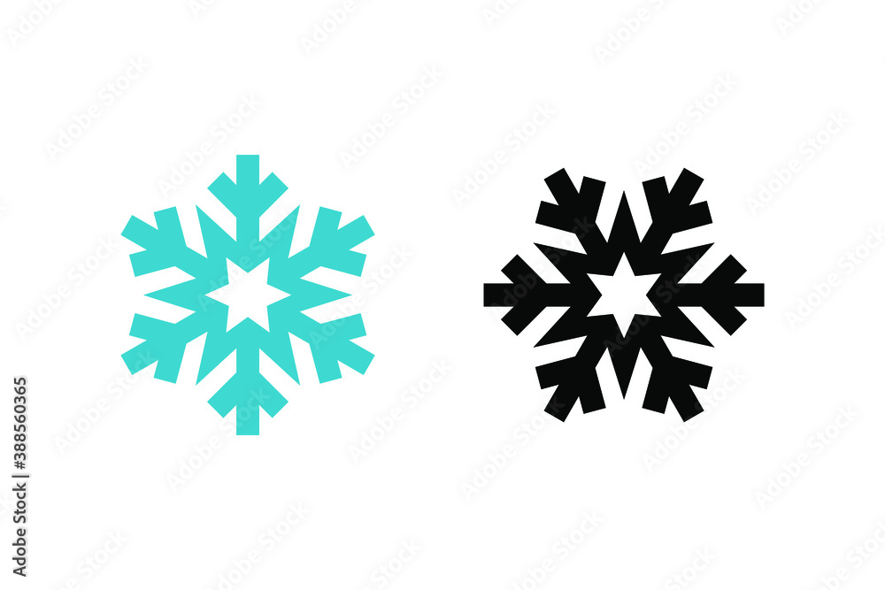 Snowflakes concept with light blue color and black, geometric christmas ornaments. Very suitable in various business purposes, also for icon, symbol and many more. Snowflakes concept with light blue color and black, geometric christmas ornaments. Very suitable in various business purposes, also for icon, symbol and many more.