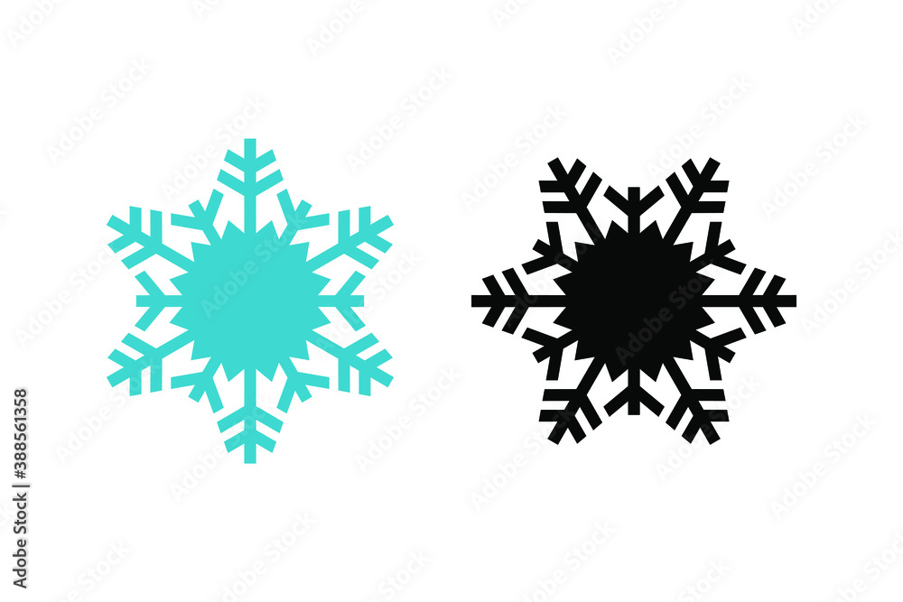Snowflakes concept with light blue color and black, geometric christmas ornaments. Very suitable in various business purposes, also for icon, symbol and many more. Snowflakes concept with light blue color and black, geometric christmas ornaments. Very suitable in various business purposes, also for icon, symbol and many more.