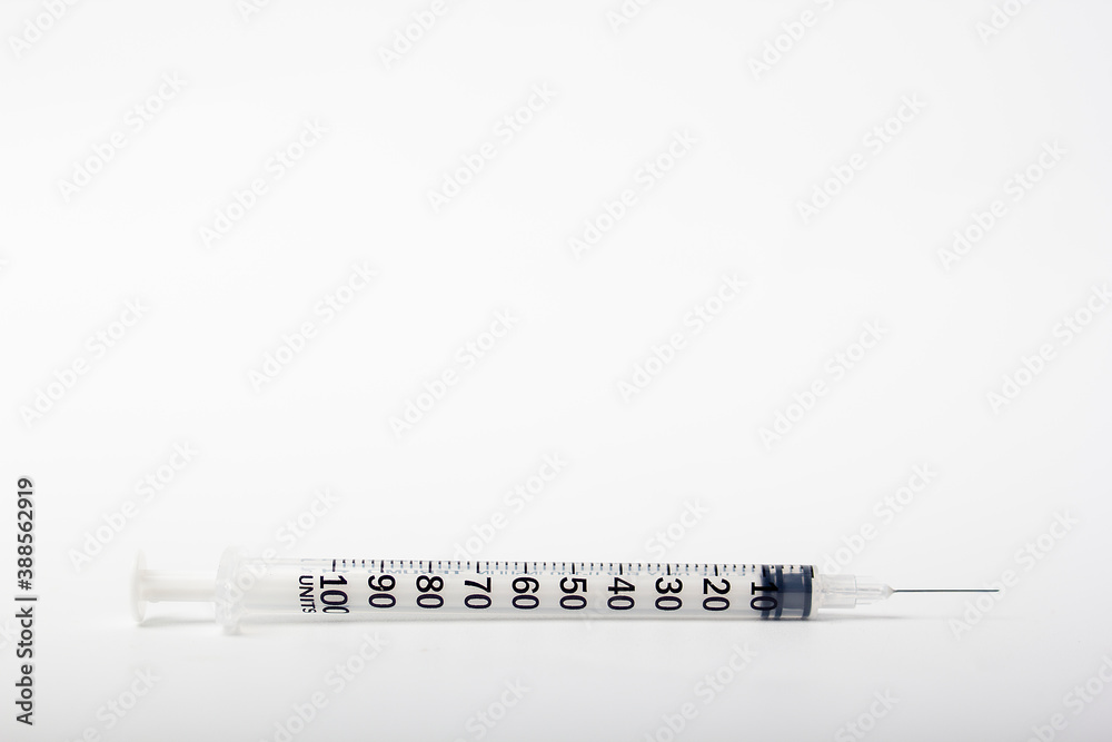 COVID-19 research and treatment syringe COVID-19 research and treatment syringe