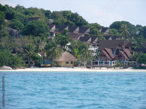 Houses on the Koh Samui beach
