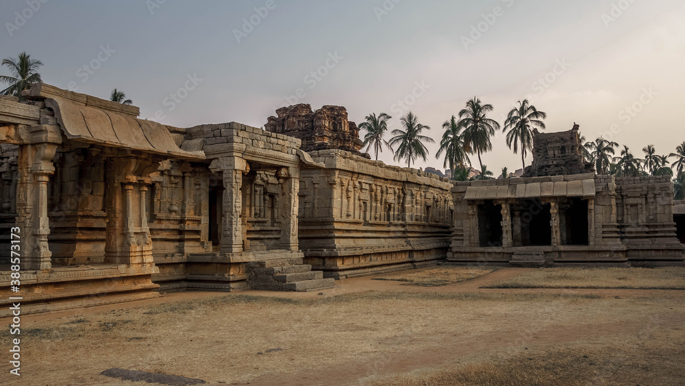 abandoned Achaturaya temple in Hampi abandoned Achaturaya temple in Hampi