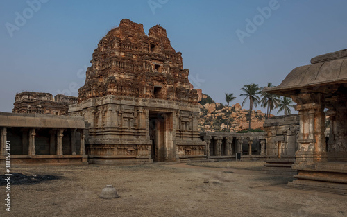 abandoned Achaturaya temple in Hampi
